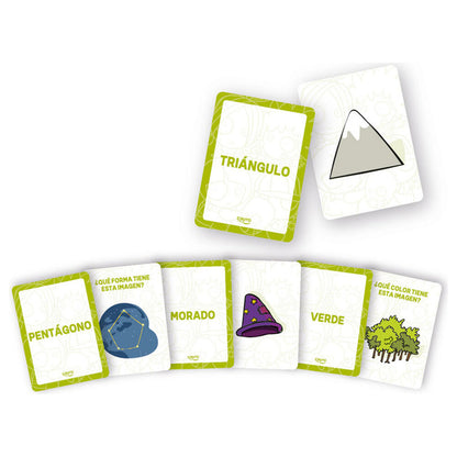 Juego CAYRO Formas y Colores con 50 tarjetas para niños desde 2 años - 3