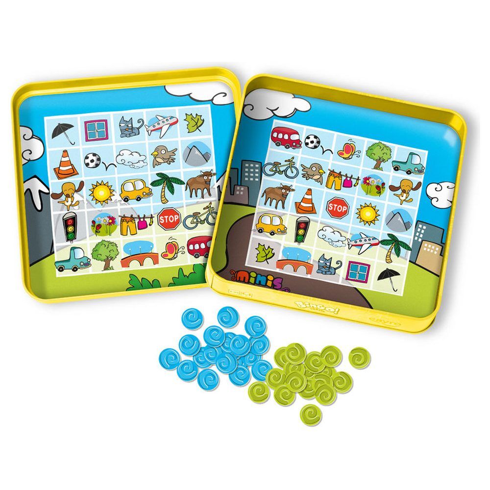 Juego Bingo Travel Los Minis de CAYRO en estuche amarillo - 3