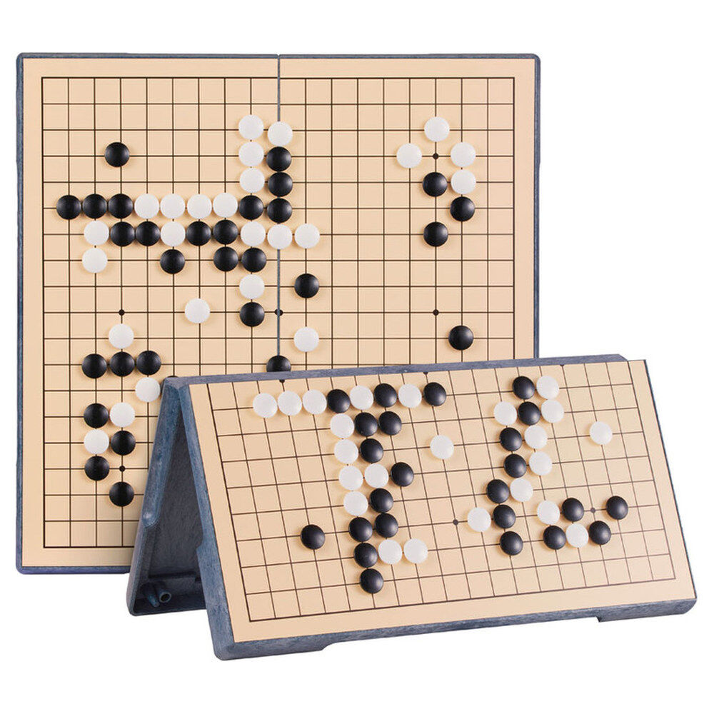 Caja del juego del Go magnético CAYRO con fichas blancas y negras - 3