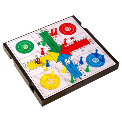 Juego magnético CAYRO de parchís y oca con fichas de colores - 3