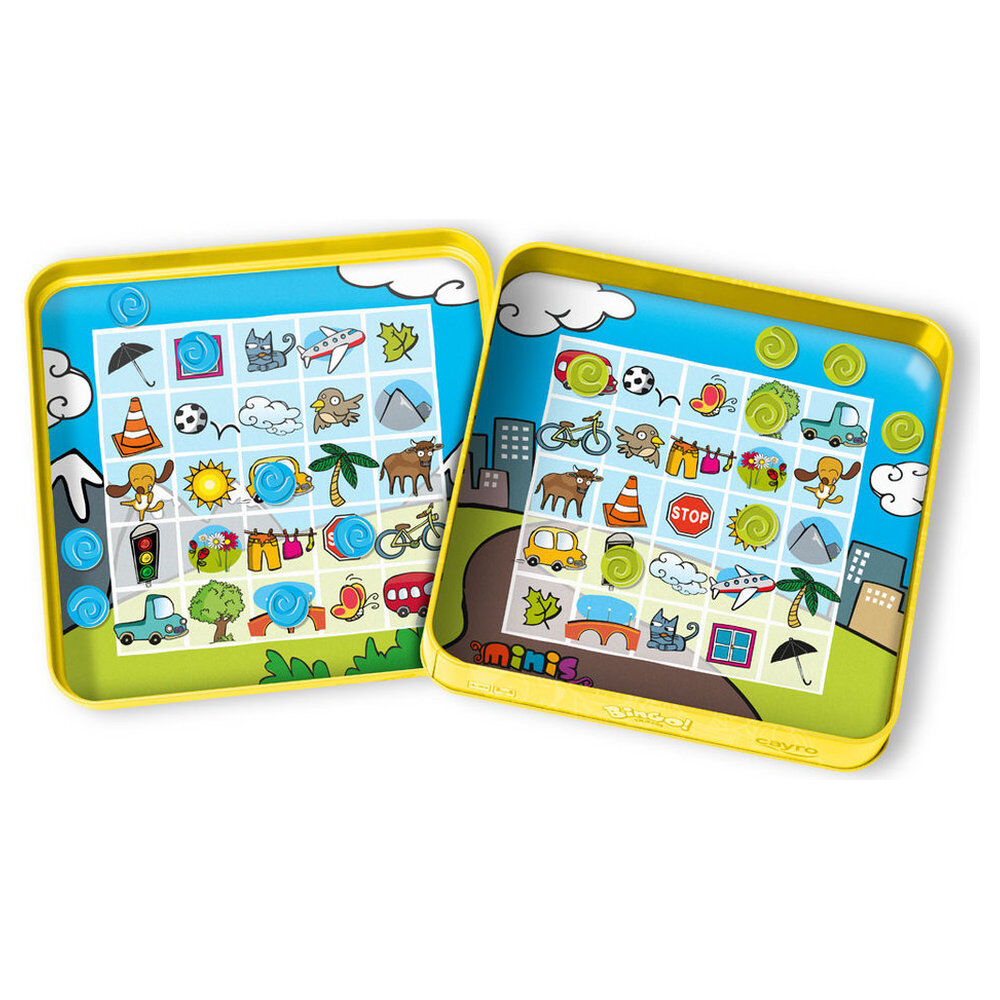 Juego Bingo Travel Los Minis de CAYRO en estuche amarillo - 5