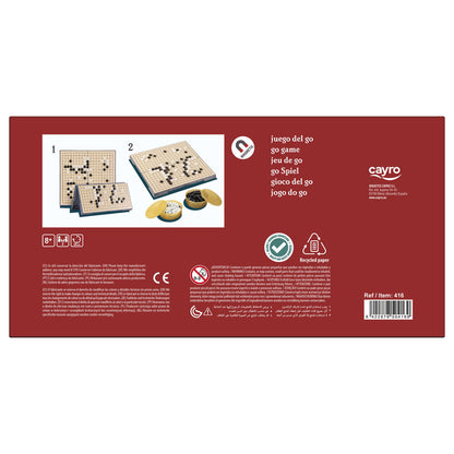 Caja del juego del Go magnético CAYRO con fichas blancas y negras - 5