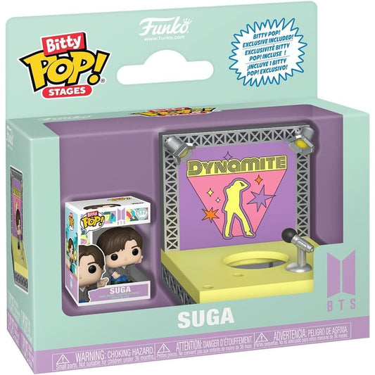 Funko Bitty Pop! Stages BTS Dynamite con figura de Suga