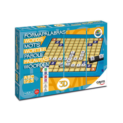 Caja del juego de mesa Formapalabras 3D de Cayro