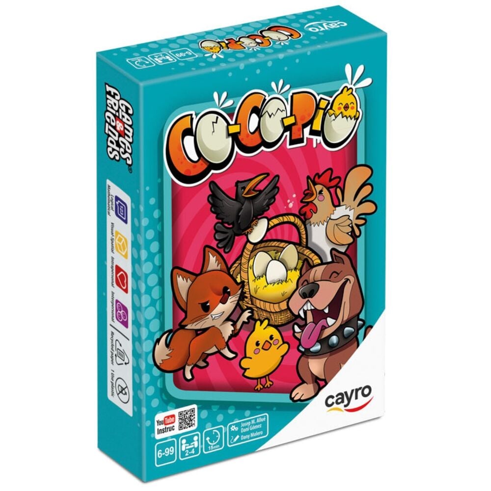 Caja del juego de cartas Co Co Pio de CAYRO