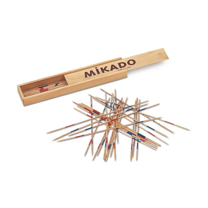 Mikado CAYRO de madera con palillos de colores y caja