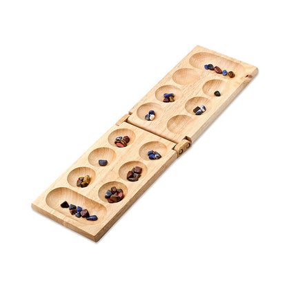 Juego Mancala de madera CAYRO con piedras naturales - 2