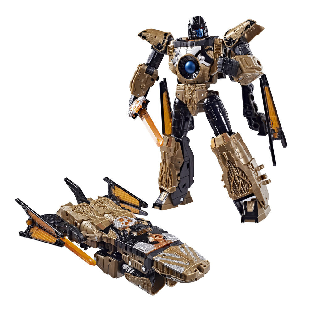 Figura Transformers The Thirteen Vector Prime en modo robot y vehículo - 3