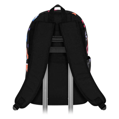 Mochila Game Over PRO DG negra con estampado de mandos y consolas - 2