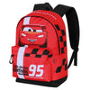 Mochila roja Cars 3 con Lightning McQueen y número 95