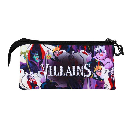 Portatodo triple Disney Villanas con estampado de personajes - 2
