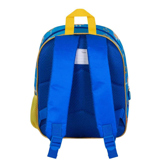 Mochila 3D azul de Sonic the Hedgehog con estrellas - 2