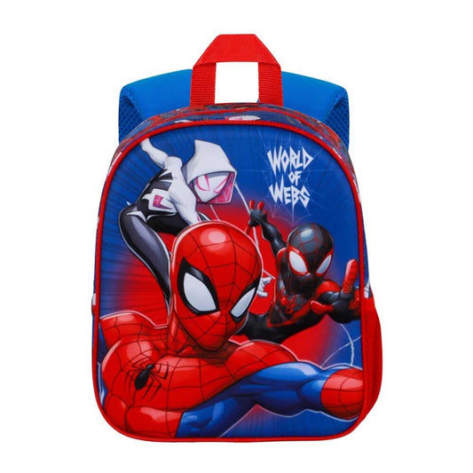 Mochila 3D azul y roja de Spider-Man Marvel con tirantes acolchados - 2
