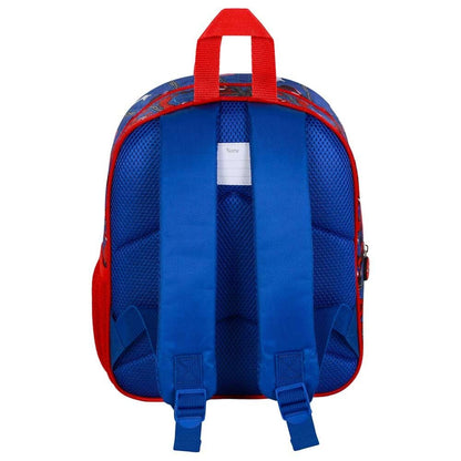 Mochila 3D azul y roja de Spider-Man Marvel con tirantes acolchados - 3