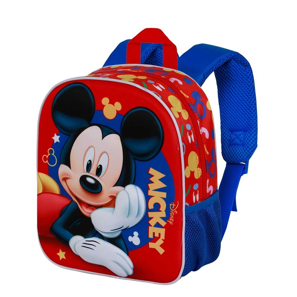 Mochila 3D roja y azul de Mickey Disney