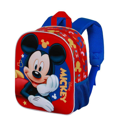 Mochila 3D roja y azul de Mickey Disney