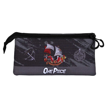 Portatodo triple One Piece con diseño de Luffy - 2