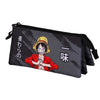 Portatodo triple One Piece con diseño de Luffy