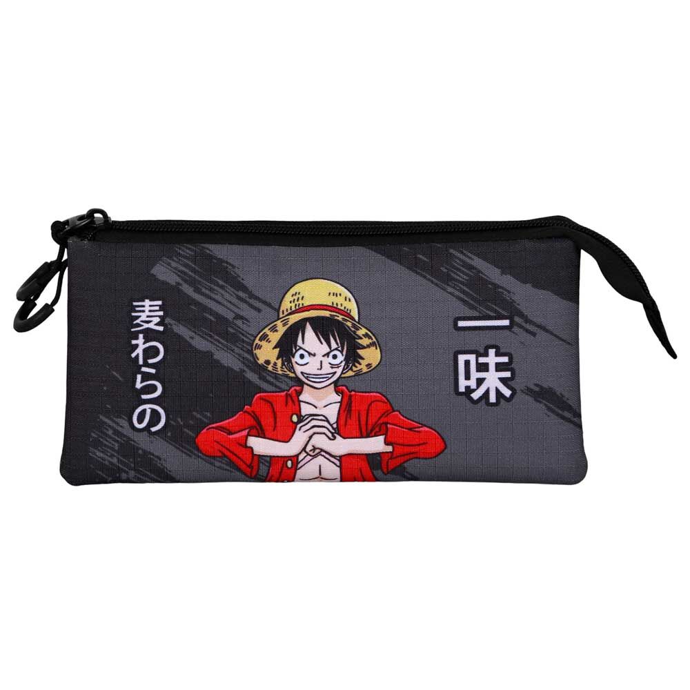Portatodo triple One Piece con diseño de Luffy - 3