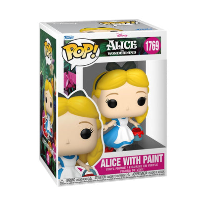 Figura Funko POP! de Alice con pincel, cubo de pintura y salpicadura roja - 2