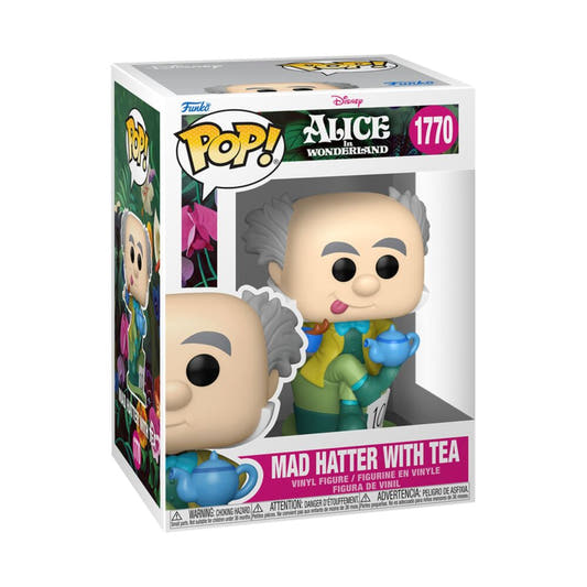Figura Funko POP del Sombrerero Loco con tetera y taza - 2