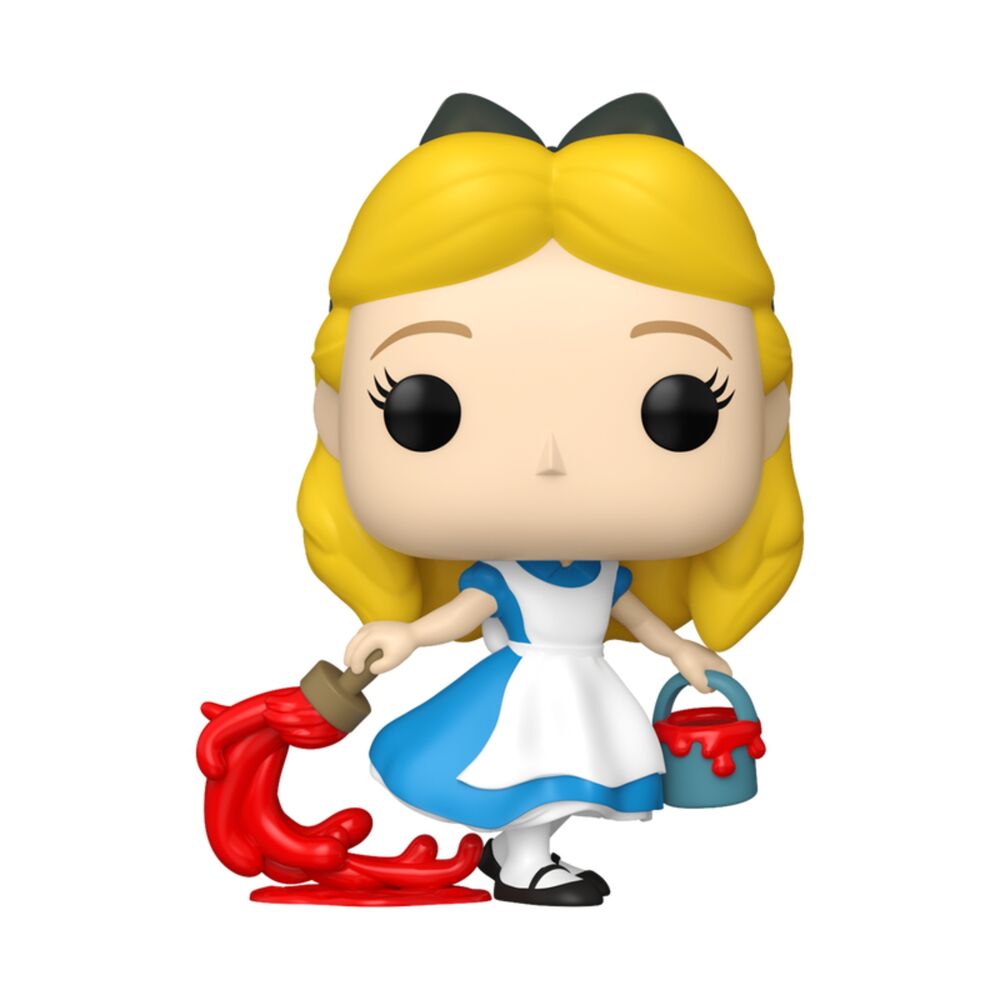 Figura Funko POP! de Alice con pincel, cubo de pintura y salpicadura roja