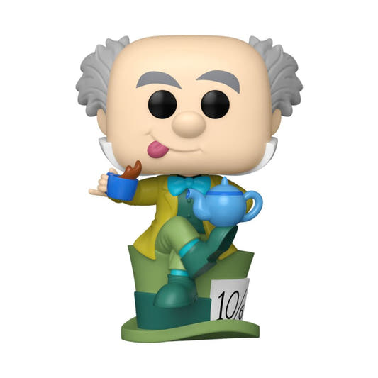 Figura Funko POP del Sombrerero Loco con tetera y taza