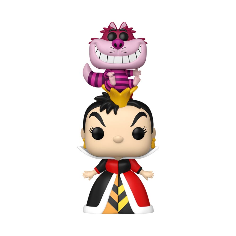 Figura Funko POP! Premium de la Reina de Corazones con Cheshire Cat