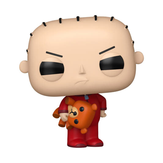 Figura Funko POP! de Stewie Griffin con oso de peluche naranja