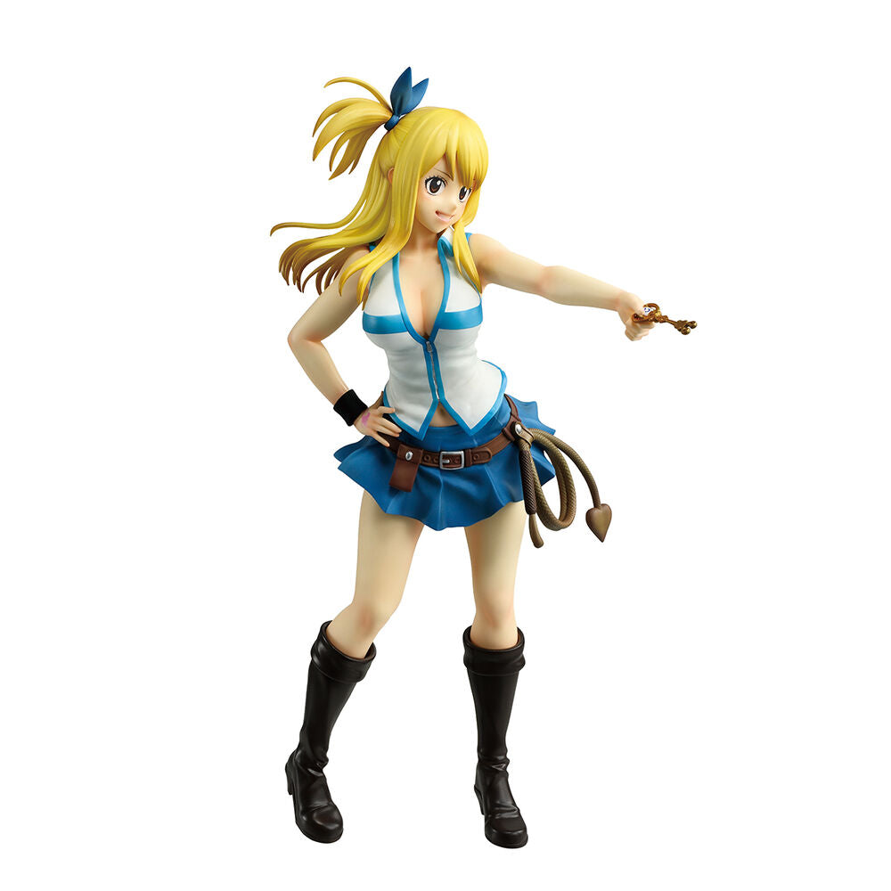 Figura Ichibansho de Lucy Heartfilia de Fairy Tail con vestuario azul y blanco - 2