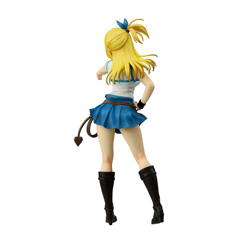 Figura Ichibansho de Lucy Heartfilia de Fairy Tail con vestuario azul y blanco - 4