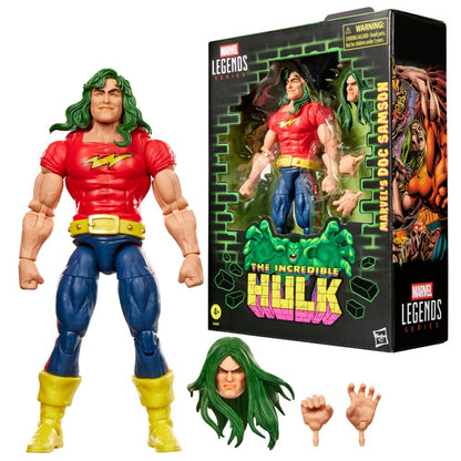 Figura Marvel Legends de Doc Samson de 15 cm con tres piezas