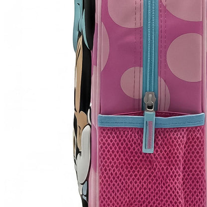 Mochila infantil 3D de Minnie Disney en tonos rosas - 3