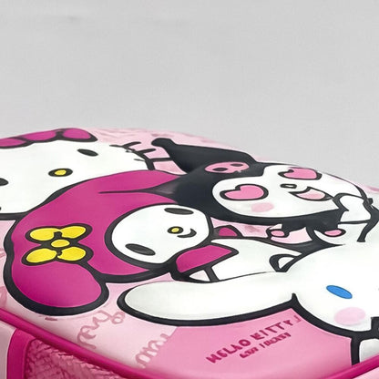 Mochila infantil rosa 3D de Hello Kitty and Friends - 4