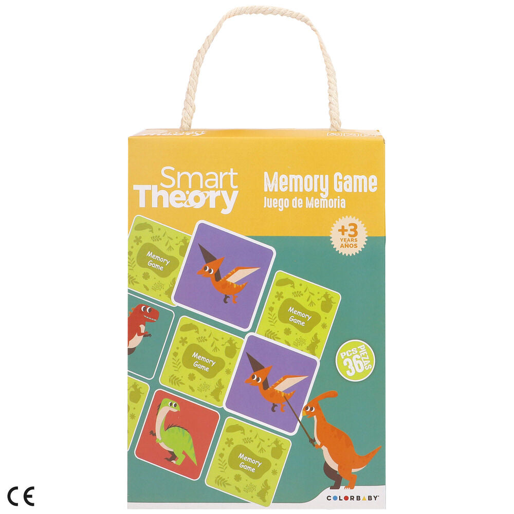 Juego Memory de animales y dinosaurios Spin Master con 36 piezas - 2