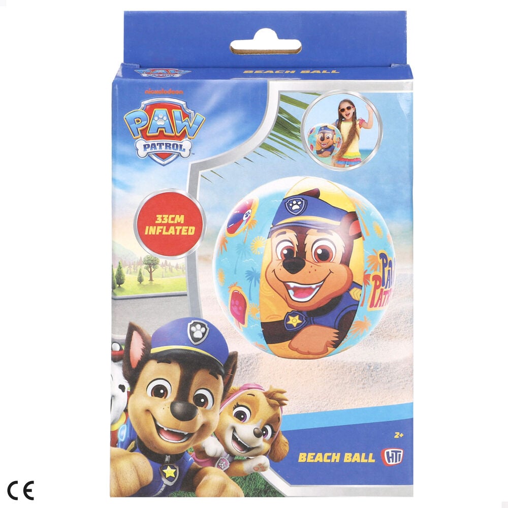 Pelota hinchable Paw Patrol de 33 cm con personaje de la Patrulla Canina - 2
