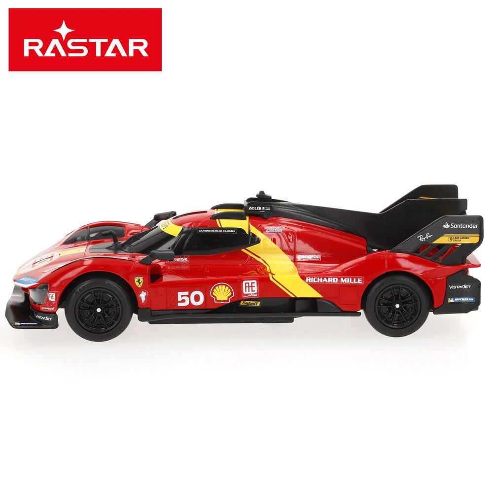 Coche Ferrari 499P RASTAR rojo con mando de radio control - 2