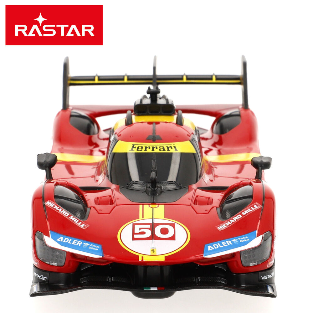 Coche Ferrari 499P RASTAR rojo con mando de radio control - 3