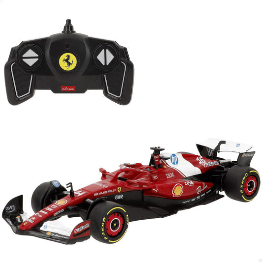 Coche Ferrari SF-25 rojo a radio control con mando RASTAR