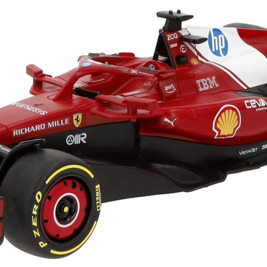 Coche Ferrari SF-25 rojo a radio control con mando RASTAR - 3