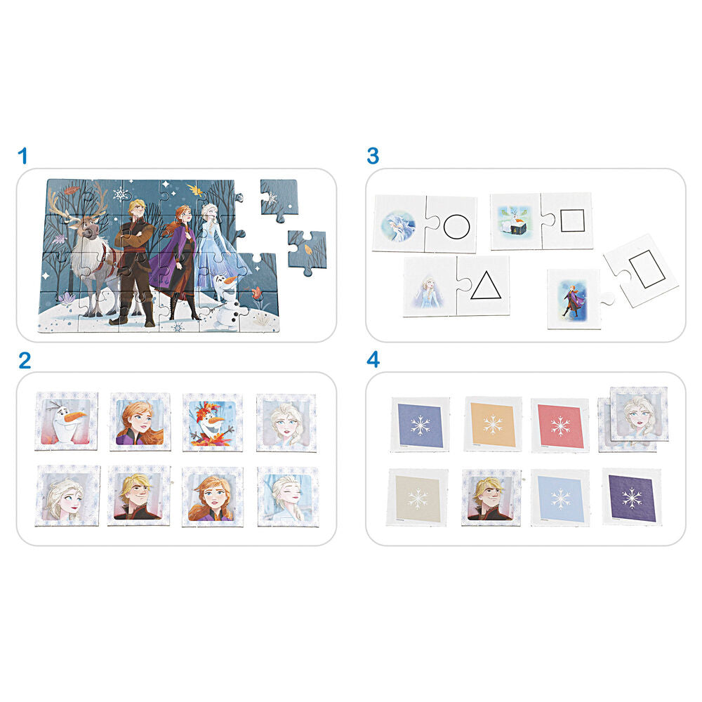 Juegos 10 en 1 Disney Frozen con personajes de la película - 3