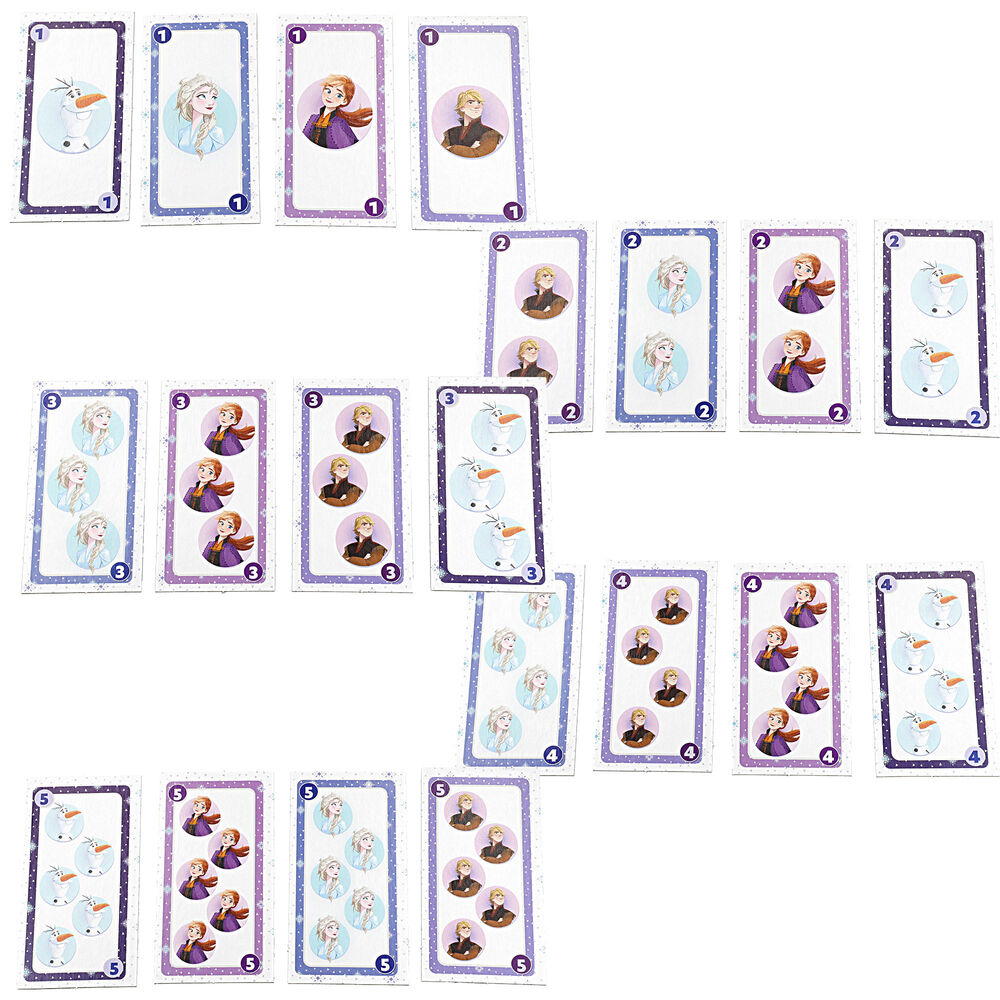 Juego de cartas Disney Frozen con Anna, Elsa y Olaf - 2