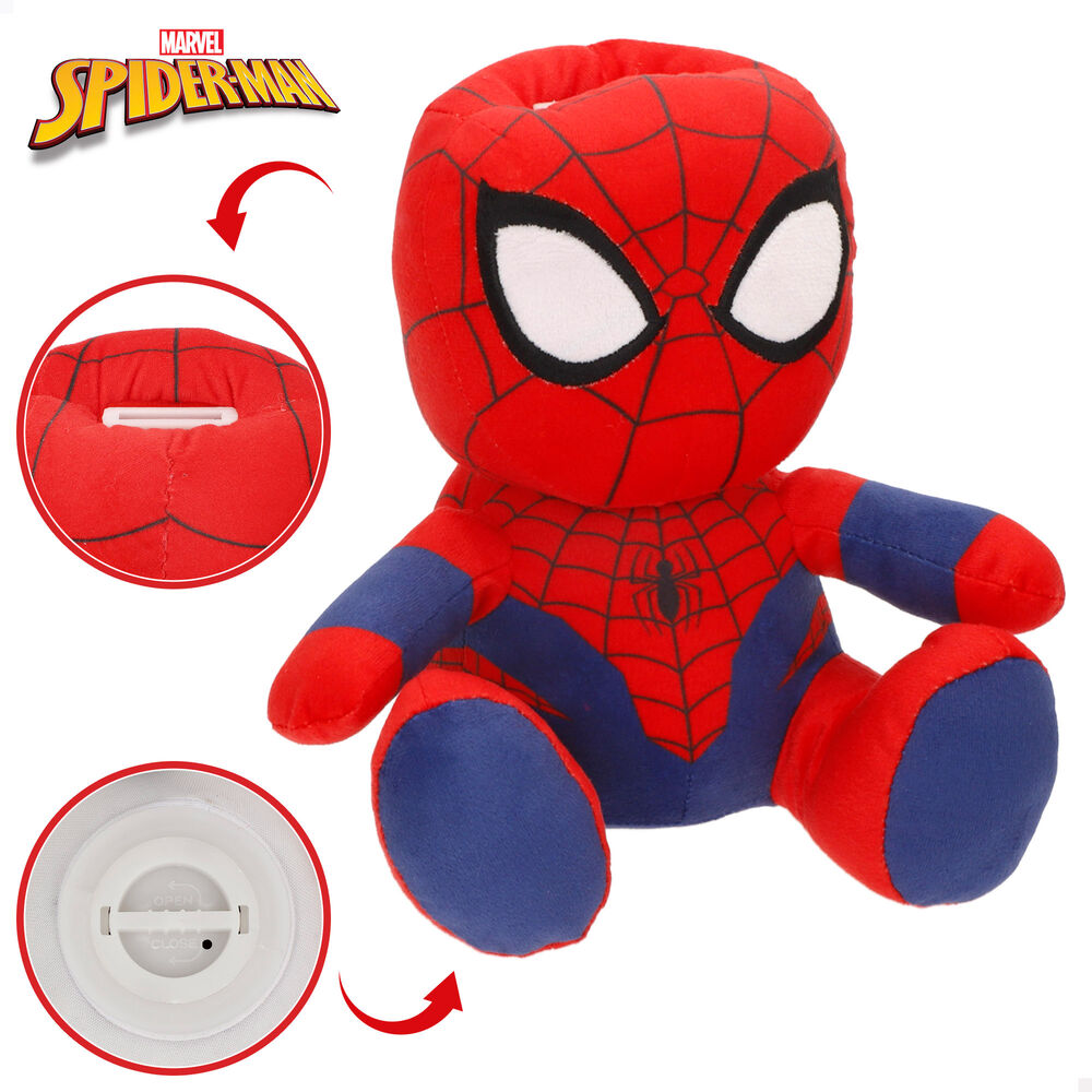 Hucha de peluche de Spider-Man Marvel en rojo y azul - 3