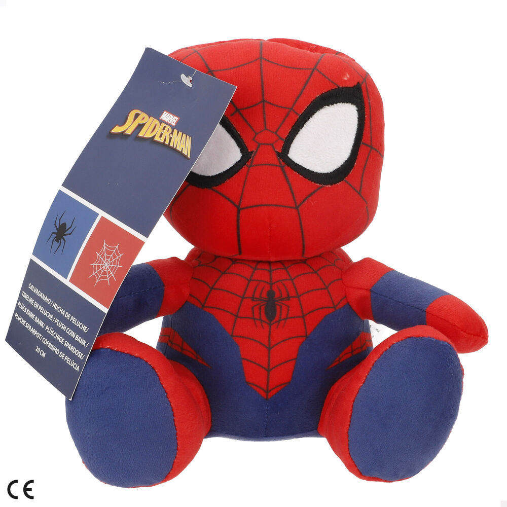 Hucha de peluche de Spider-Man Marvel en rojo y azul - 6