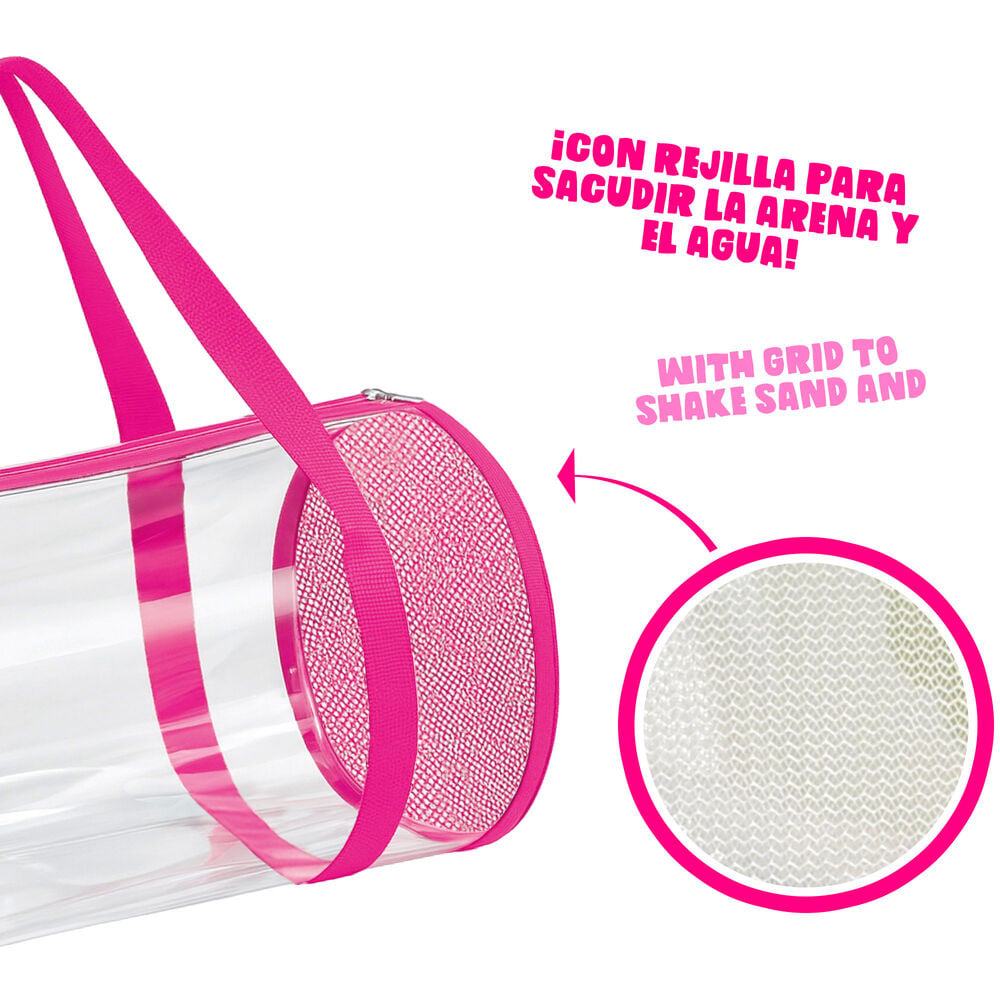 Set de playa Hello Kitty con cubo, toalla, accesorios y bolsa - 6