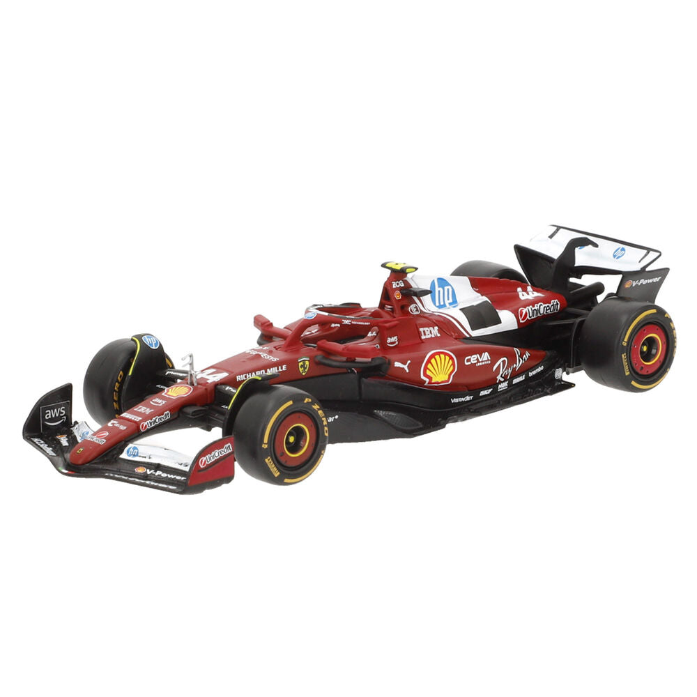 Coche Ferrari SF-25 Bburago metálico a escala 1:43