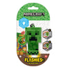 Llavero 3D Creeper de Minecraft con luz