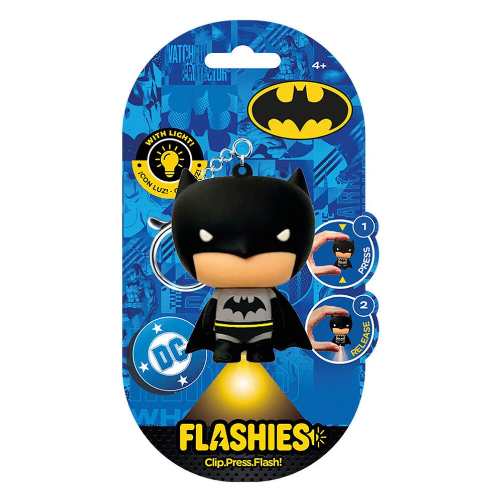 Llavero 3D de Batman DC Comics con luz