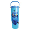 Botella azul de acero inoxidable con diseño de Derpy de KPop Demon Hunters