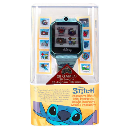 Reloj interactivo Stitch Disney con pantalla táctil y cámara